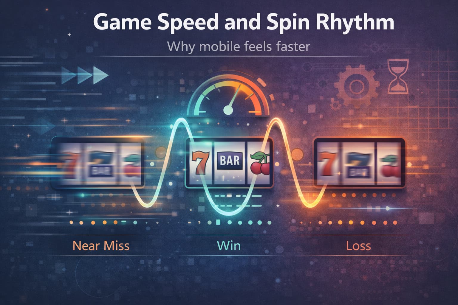 explainer infographic showing reels and spin rhythm