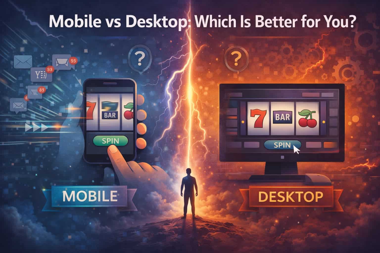 image showing mobile vs desktop differences
